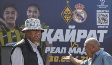 Meistrite liiga ja Real Madrid Almatõs?! Jah, tõepoolest! Foto: Scanpix / Maksim Šipenkov / EPA