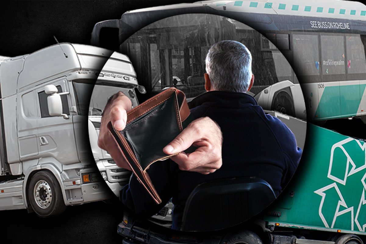 Madal palk ja raske töö – sõidukijuhid lähevad pensionile, järelkasv puudub. Probleem süveneb