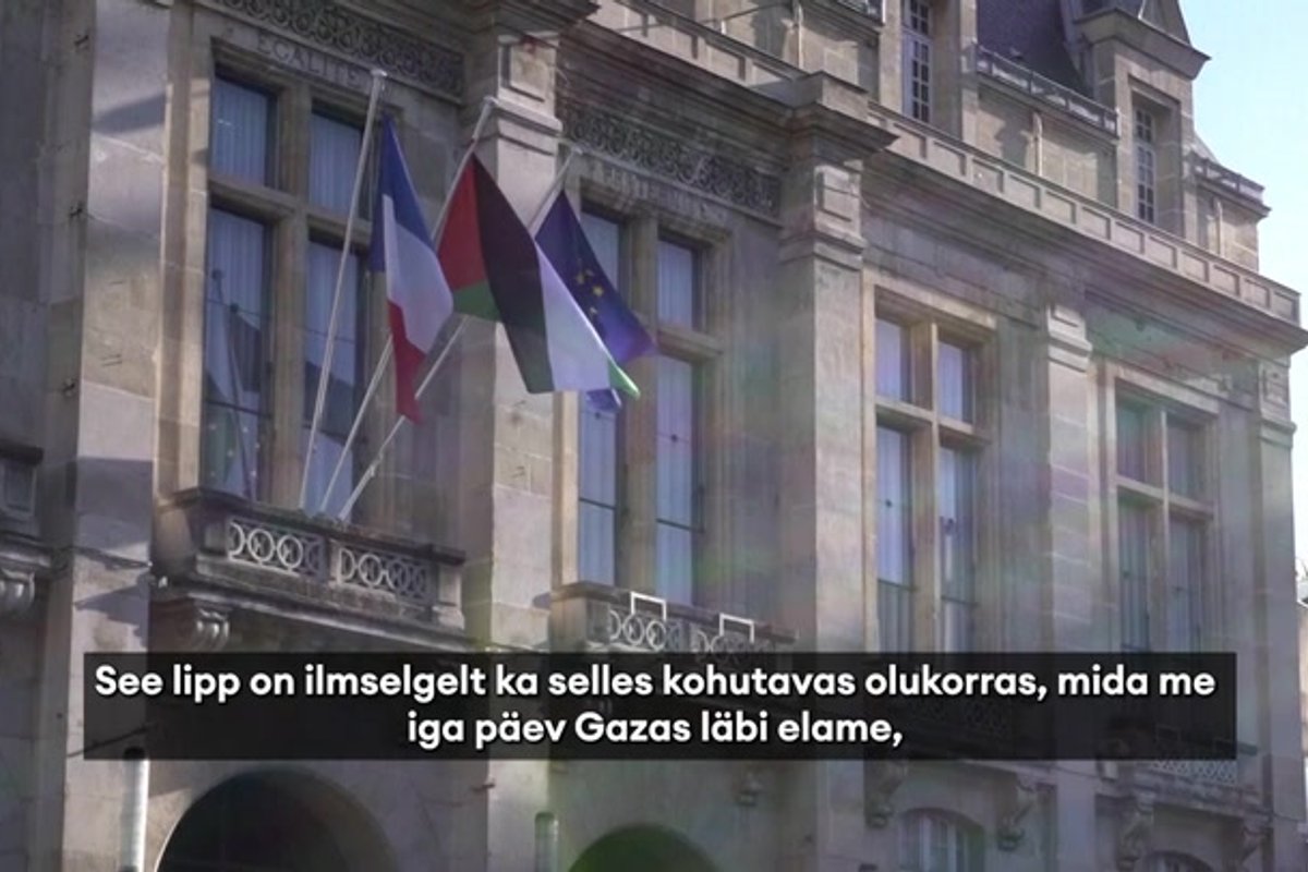 VIDEO | Prantsusmaa linnad heiskasid hoiatusi eirates Palestiina lipud