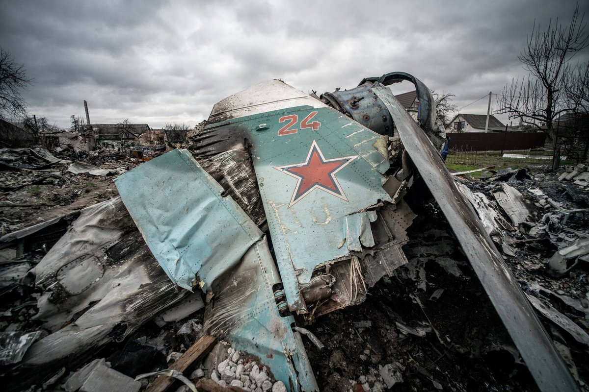 Ukraina teatas, et tulistas alla Zaporižžjat pommitanud Vene lennuki Su-34