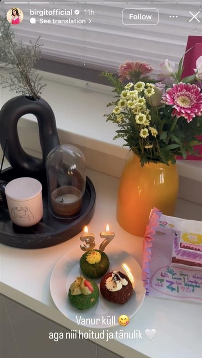 Birgit Sarrapi 37. sünnipäev