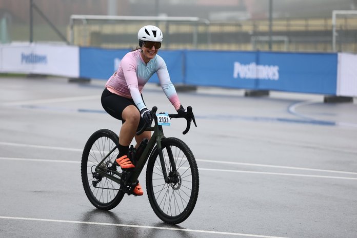 Sandra Sillamaa Tartu rattamaratonil