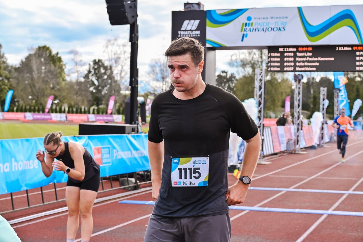 FOTOD | Saatejuht Taavi Libe pani end proovile jooksuvõistlusel