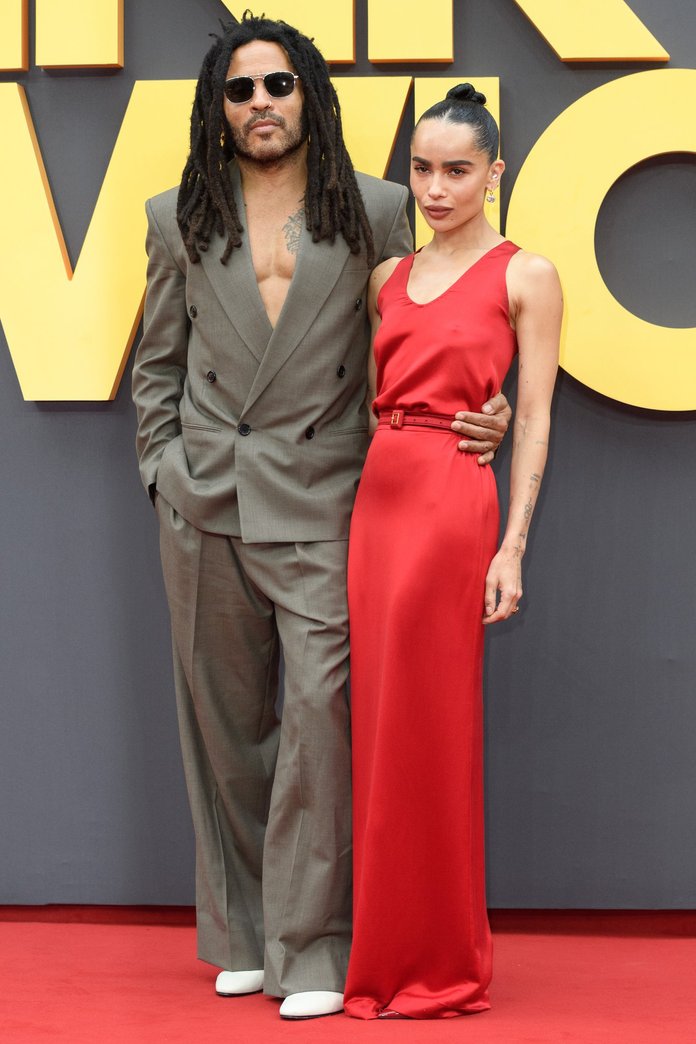 Lenny Kravitz koos tütre  Zoë Kravitziga