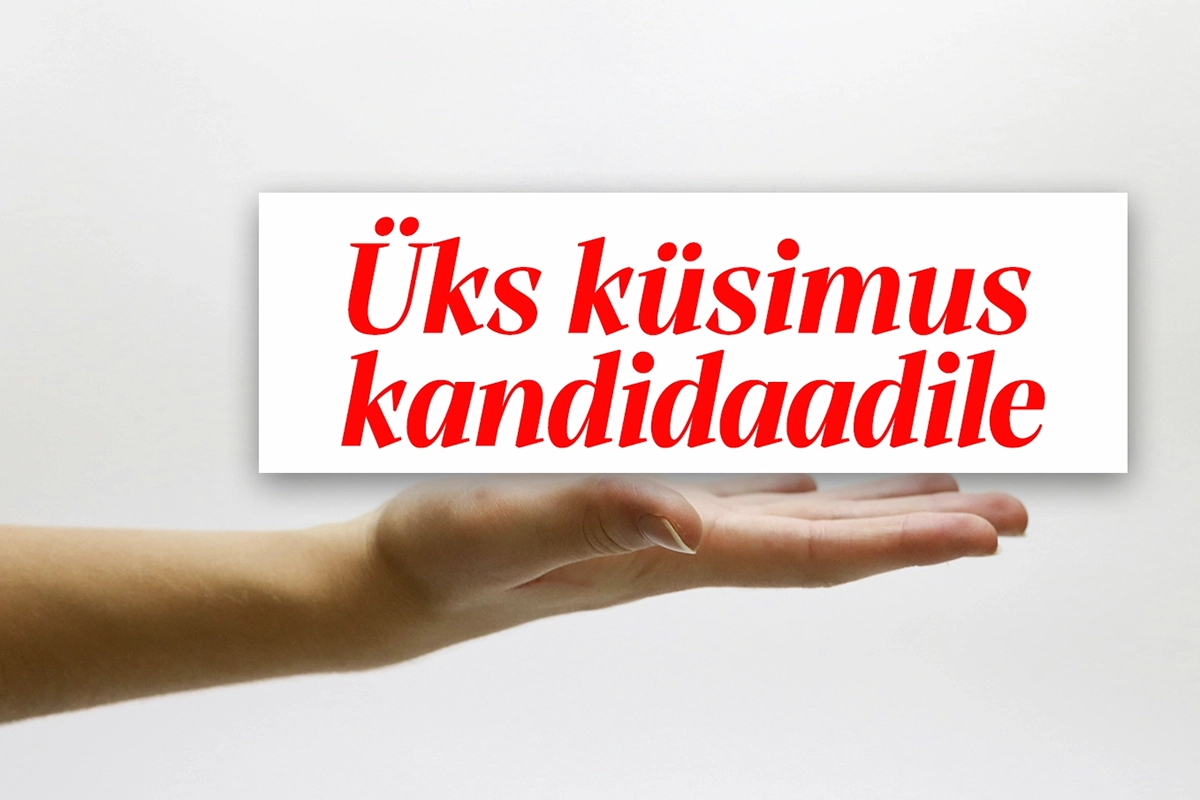 Üks küsimus volikokku kandideerijale: Mida kavatsete teha ettevõtluse edendamiseks ja uute töökohtade loomiseks teie koduvallas?