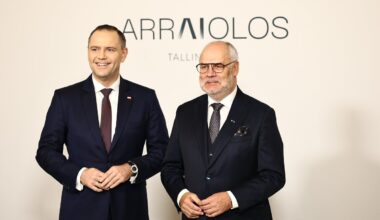 VIDEO ja FOTOD | Kümne riigi presidendid saabusid rüütelkonna hoonesse Arraiolose kohtumisele