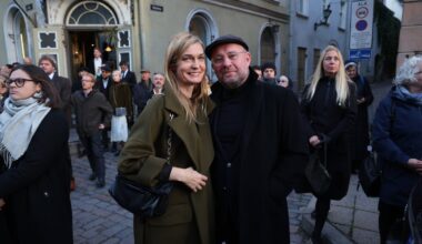 FOTO | Armas paar! Armunud Riina Põldroos ja Märten Kross väisasid Tallinna Linnateatri uut hoonet