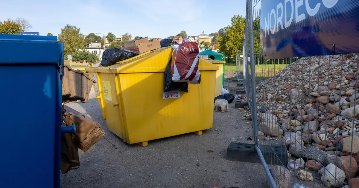 Ligipääsmatuks jäänud konteinerite juurde tekkis päevadega prügilade