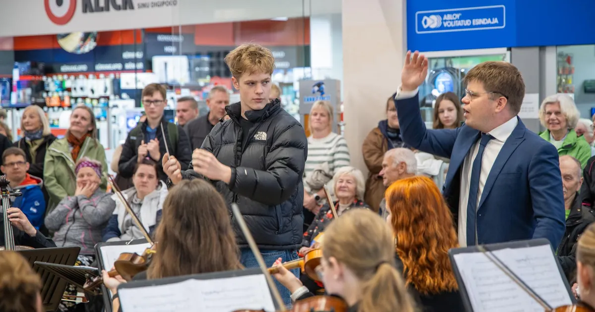Muusikapäev tõi orkestrile dirigendid publiku seast