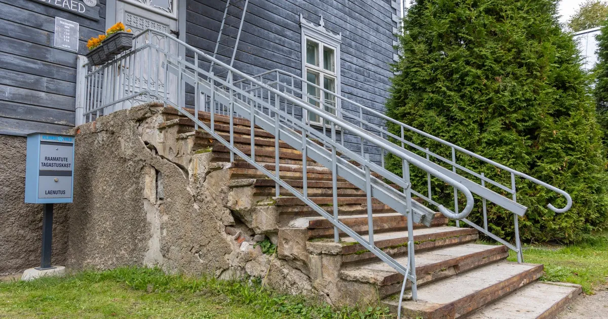 Kaks aastat tagasi toppama jäänud trepp valmib paari aasta pärast