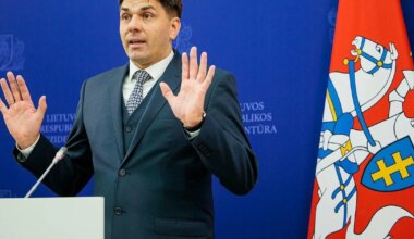 Leedu vihatud kultuuriminister astus peale kaheksat ametipäeva tagasi