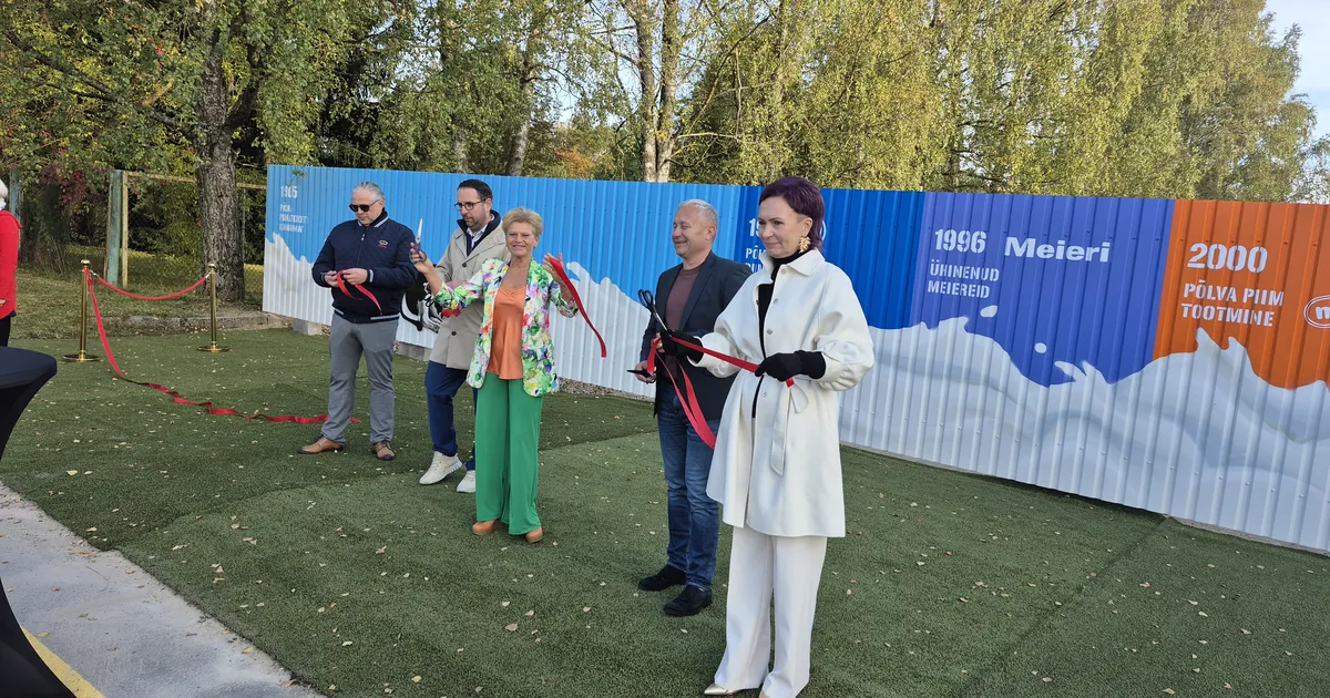 GALERII ⟩ Põlva üks suuremaid tööandjaid tegi kogukonnale kingituse