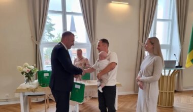 Väikesed võrukad käisid linnapea vastuvõtul