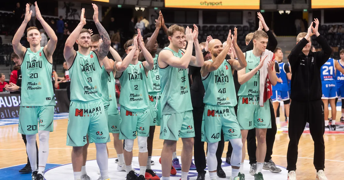 Tartu ülikooli korvpallimeeskond säilitas Lätis täisedu, Viimsi sai kõva keretäie