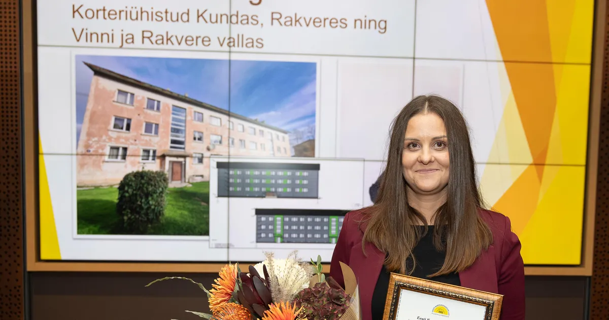Eesti parim korteriühistu juht töötab Lääne-Virumaal