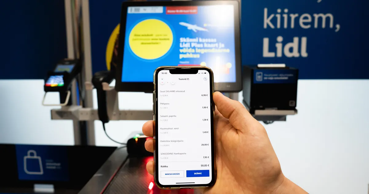 Lidl on kiirema iseteenindusega toidupood Eestis