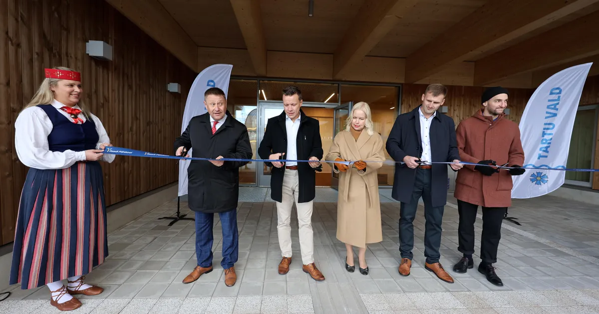 GALERII ⟩ Tartu külje all Raadil avati kauaoodatud lasteaed