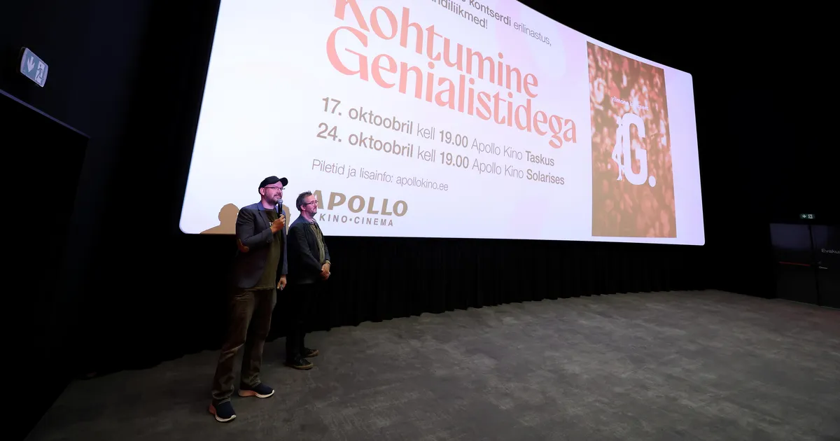 GALERII ⟩ Genialistid andsid veel kord viimase kontserdi, seekord kinolinal - Tartu Postimees