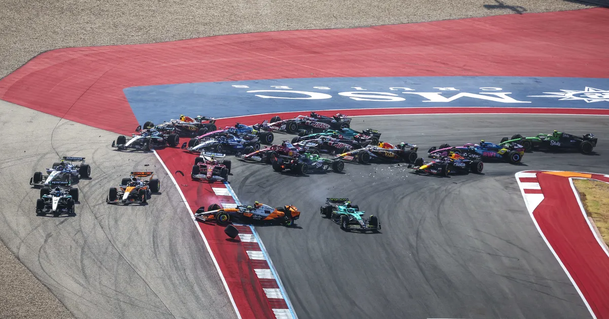 F1 sõit kujunes romuralliks, Verstappen domineerib USAs