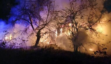 FOTOD ⟩ Põlvamaal hukkus elumaja tulekahjus eakas mees