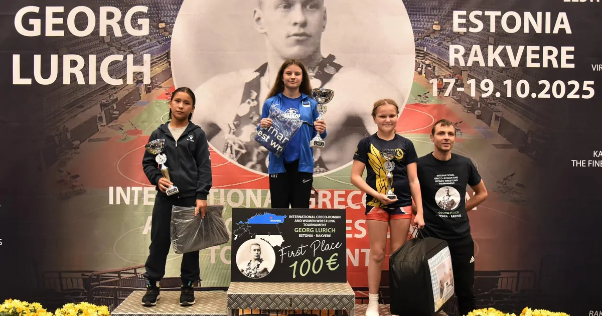 Noorte maadlusvõistlus tõi kolm kulda Eestisse