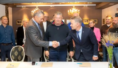 GALERII JA VIDEO ⟩ Isamaa, Keskerakond ja EKRE allkirjastasid koalitsioonikõneluste alustamise lepingu