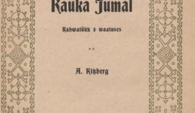 AK KIRJANDUSKOOL ⟩ Kitzberg ei ole tänapäeval aktuaalsust kaotanud