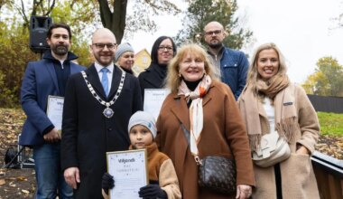 Sajad linlased olid Trepimäe treppi avamas