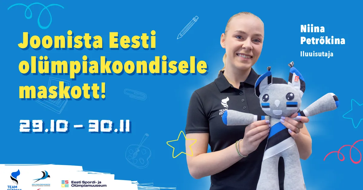 Algas joonistusvõistlus Eesti olümpiakoondise maskoti leidmiseks