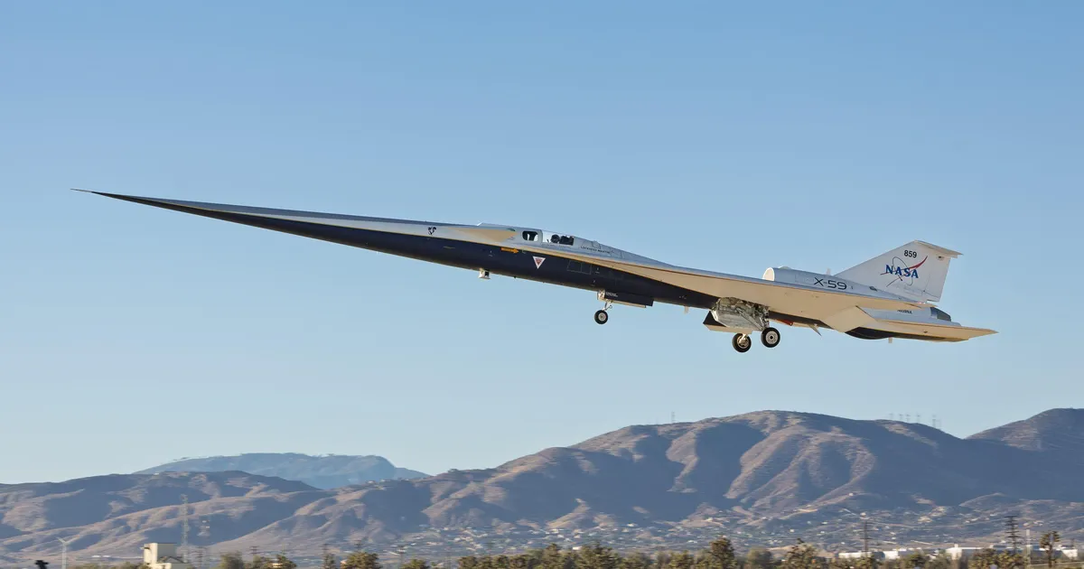 NASA esimene «vaikne» ülehelikiirusel lennuk tegi ajaloolise katselennu
