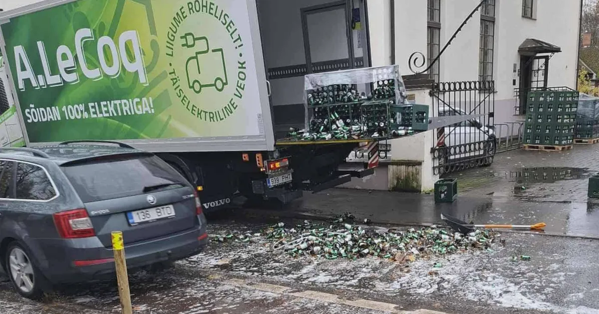 KLÕPS ⟩ A. Le Coq pööras Tartu õlleõnnetuse naljaks