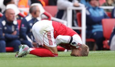Linnarivaali võitnud Arsenal kaotas kapteni, Amorim nägi juubelimängus haruldast hetke