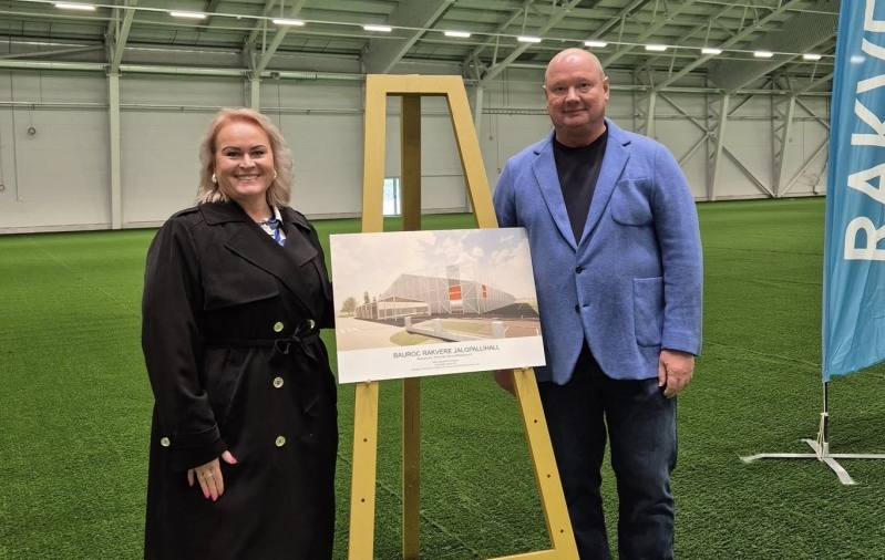 Endise Flora puuriluku perefirma toetab peagi valmivat Rakvere jalgpallihalli miljoni euroga