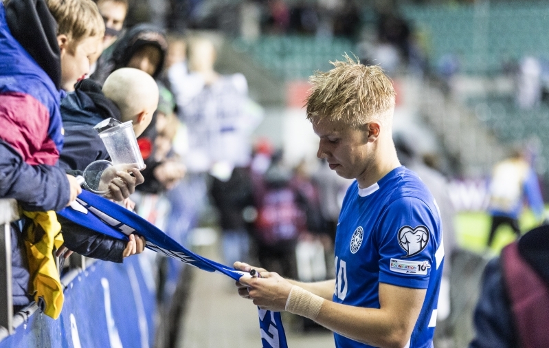 Palumets loodab fännide toele. Foto: Brit Maria Tael
