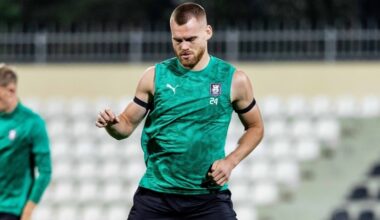Alex Matthias Tamm loodab Sloveenia kõrgliigas rohkem mänguaega saada. Foto: NK Olimpija Ljubljana