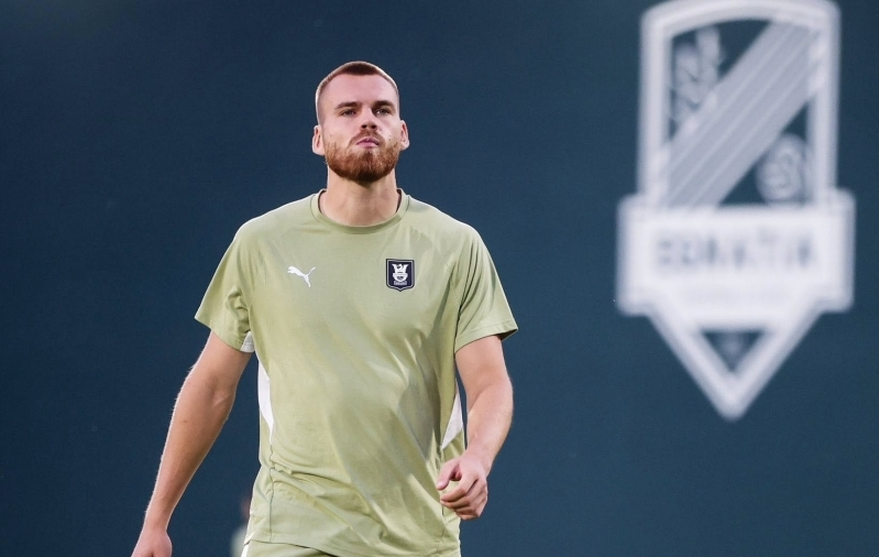 Alex Matthias Tamm on aasta jooksul mänginud Olimpijas viie erineva treeneri juhendamisel. Foto: NK Olimpija Ljubljana