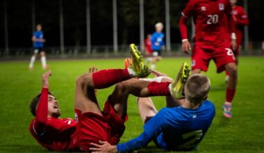 Eesti U21 koondis ei suutnud võiduarvet avada. Foto: Liisi Troska / jalgpall.ee