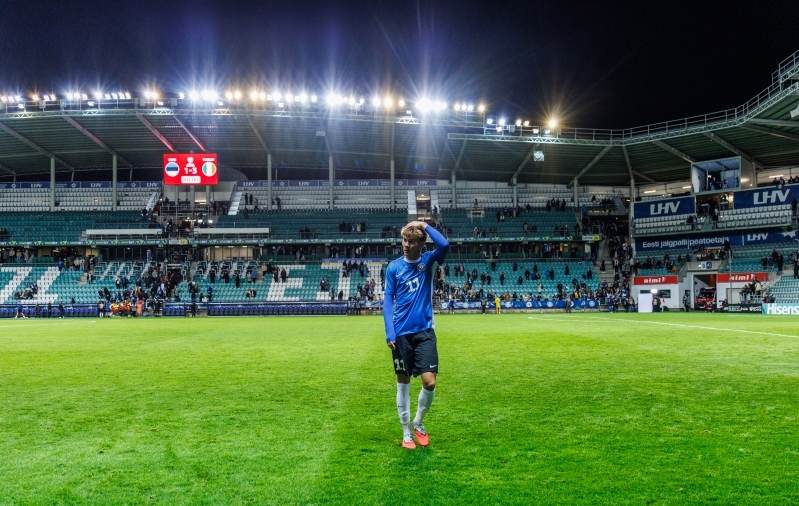 Mustmaa mängis kokku umbes kümme minutit. Foto: Brit Maria Tael
