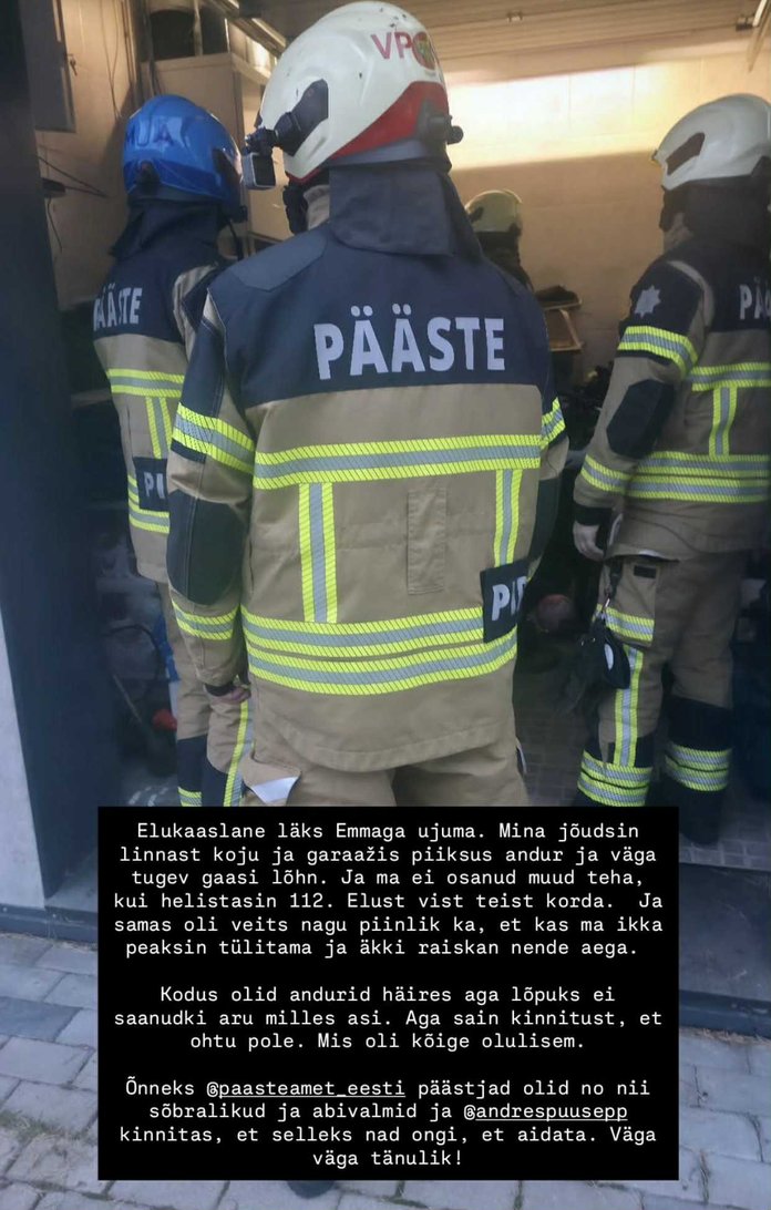 Helen Adamsoni Instagrami story
