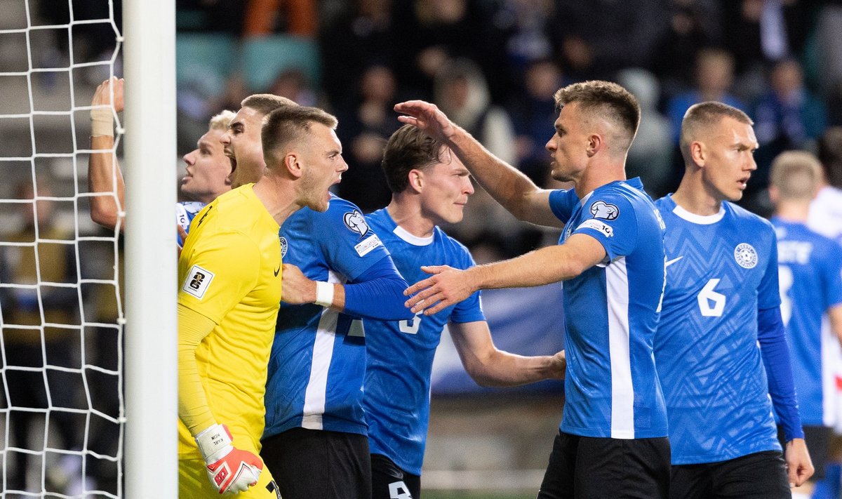 Kohtumises Itaaliaga oli eestlaste jaoks üheks emotsionaalsemaks hetkeks Karl Jakob Heina penaltitõrje. Esiplaanil olevad Hein ja Mattias Käit alustavad ka täna suure tõenäosusega algkoosseisus