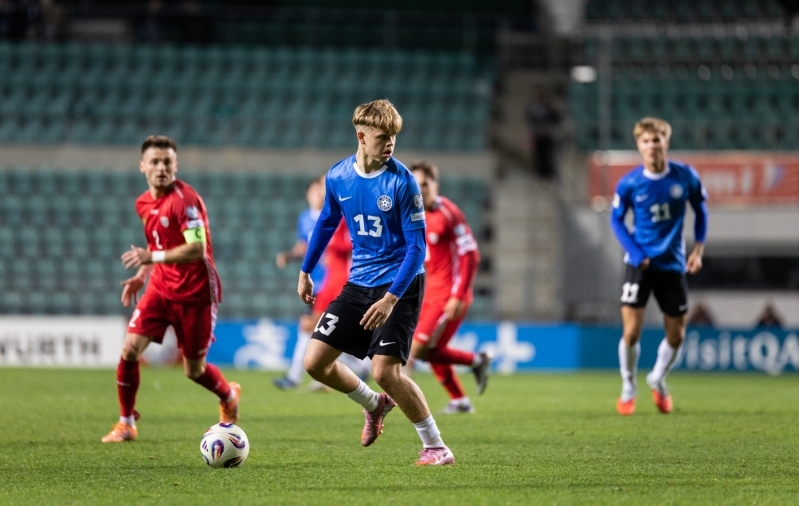 Marten-Chris Paalberg tegi debüüdi Eesti koondises. Foto: Jana Pipar