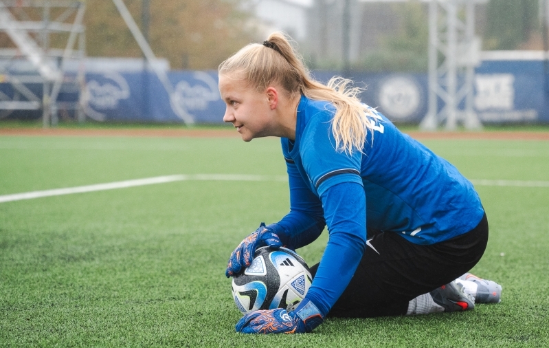 Katarina Elisabeth Käpa koht Eesti algrivistuses peaks olema kindel. Foto: Liisi Troska / jalgpall.ee