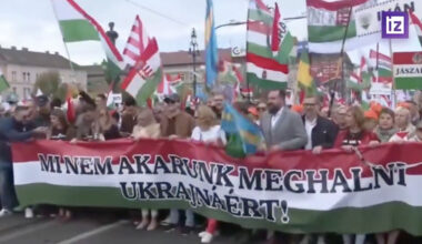VIDEO: Ungaris oli suur sõjavastane meeleavaldus - „Me ei taha surra Ukraina eest!”