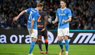 Napoli alistas Interi ja kerkis tabeliliidriks, aga De Bruyne sai penaltit lüües vigastada  (Vardy lõi Serie A-s esimese värava)