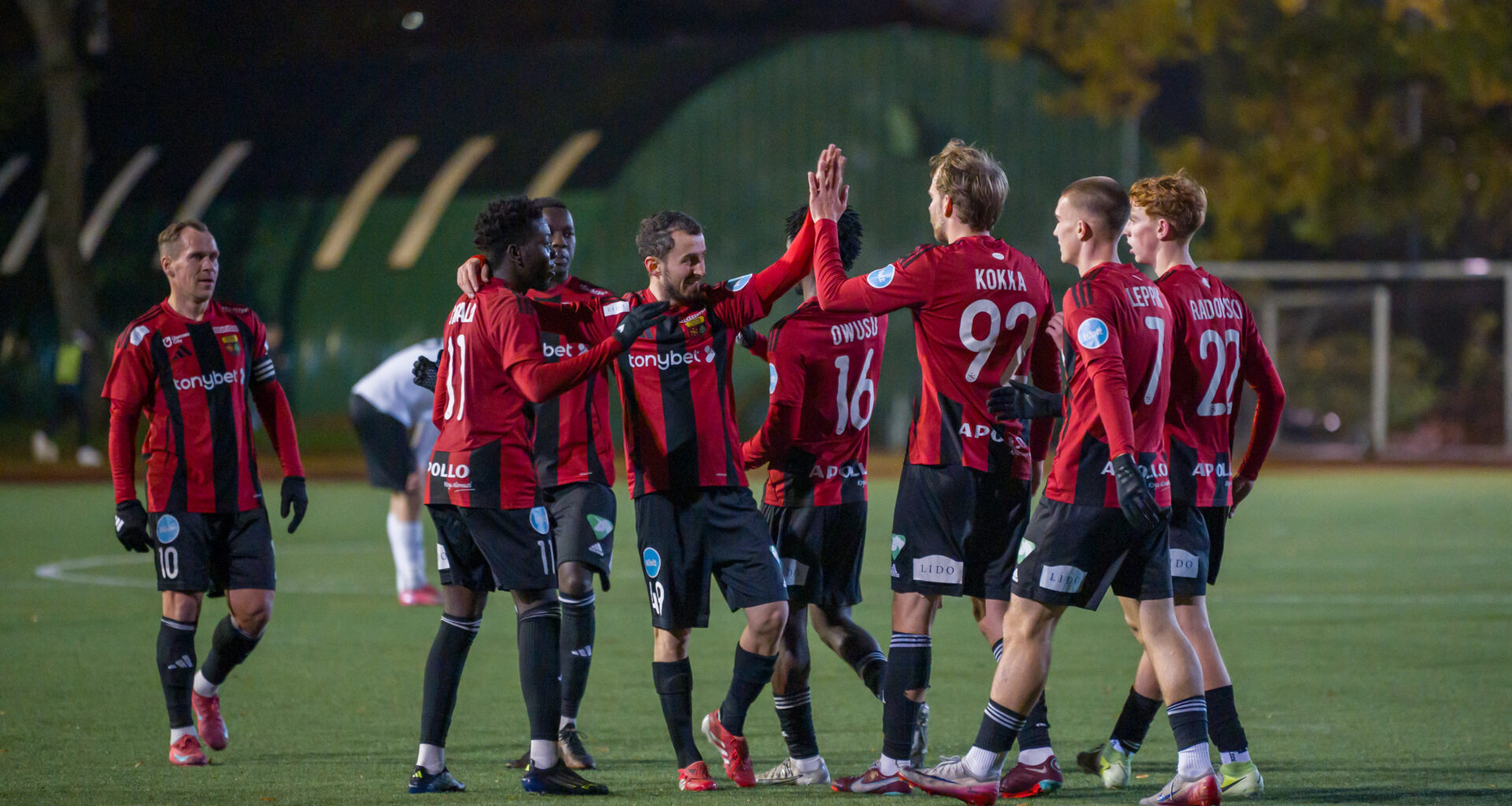 Ei mingit pohmelli! Penaltilööjate hirmu kasvatav Nõmme United lõi kaheksa väravat ja unistus rekorditest elab