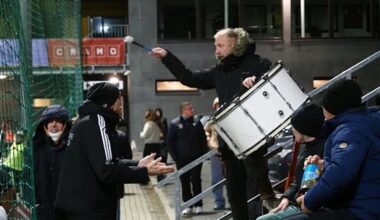 Mart Poom palus Phoenixi fännidel mängule vaiksemalt kaasa elada. Foto: Sergei Ivanov / Facebook
