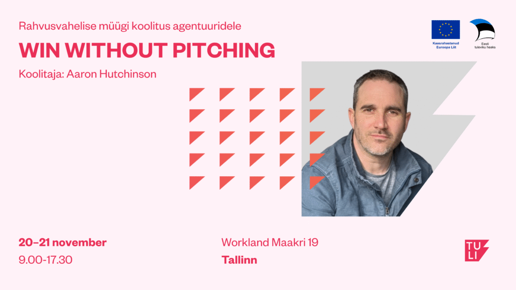 Rahvusvahelise müügi koolitus agentuuridele | WIN WITHOUT PITCHING