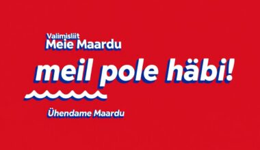 MÄRGATUD: VALIMISED | Valimisliidu „Meie Maardu“ valimisreklaami sümboolika meenutab ENSV lippu