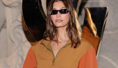 FOTO | Kas sina kannaks? Hailey Bieber üllatas Saint Laurent’i moeshow’l ootamatu rõivavalikuga - Anne & Stiil