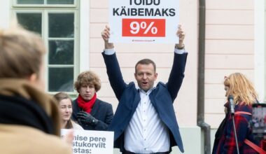 FOTOD | Sotsiaaldemokraadid avaldasid meelt kõrgete toiduhindade vastu